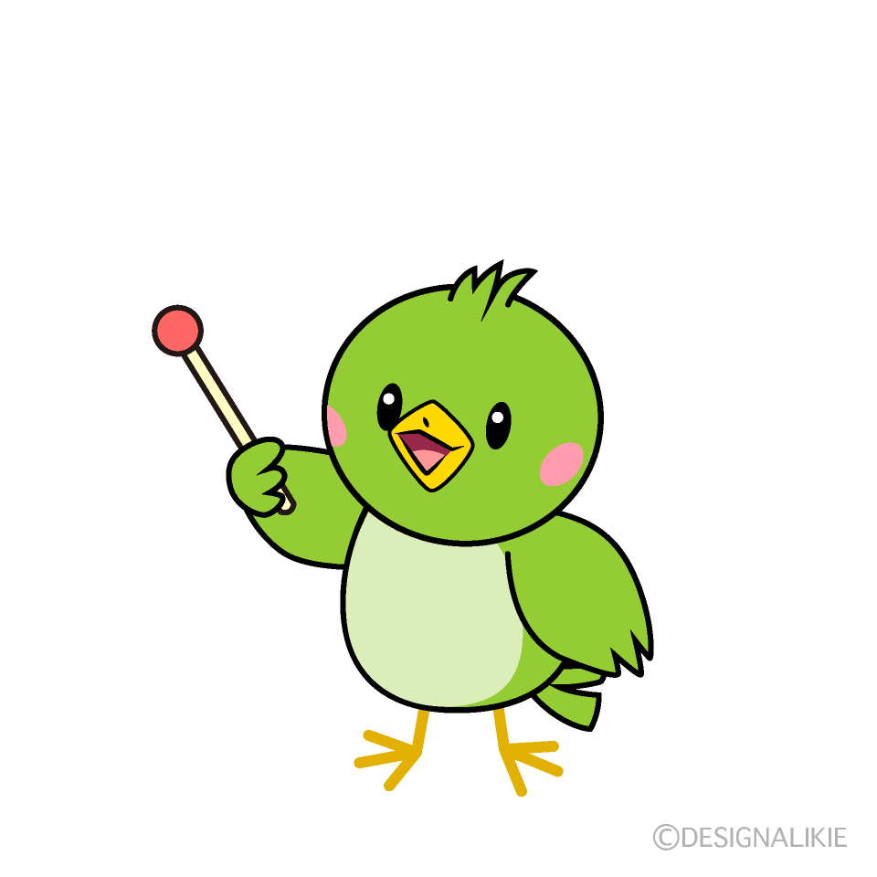 説明小鳥キャラ
