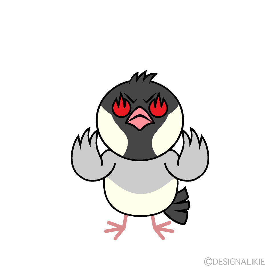 やる気の文鳥キャラ