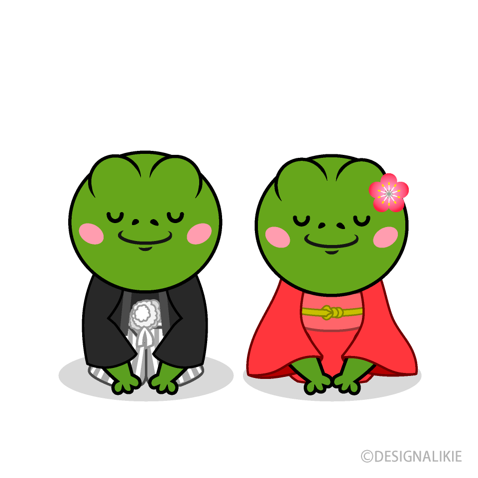 お正月のカメキャラ