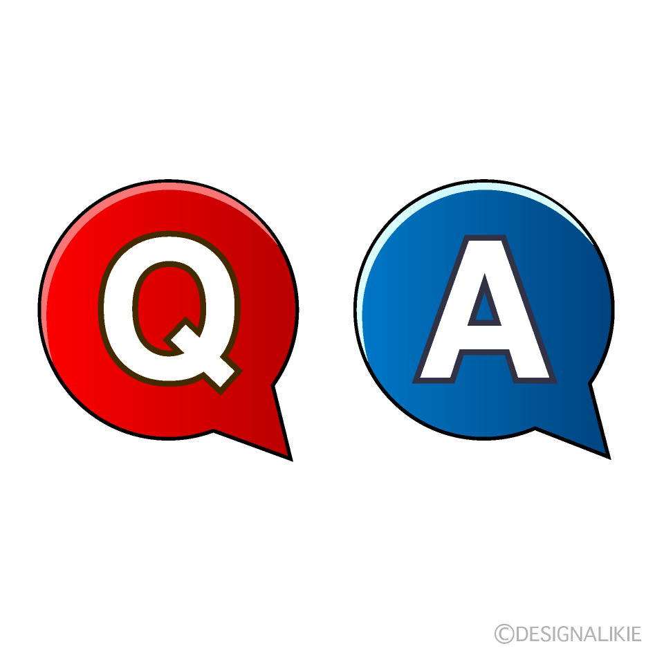 Q＆Aマークの吹き出し