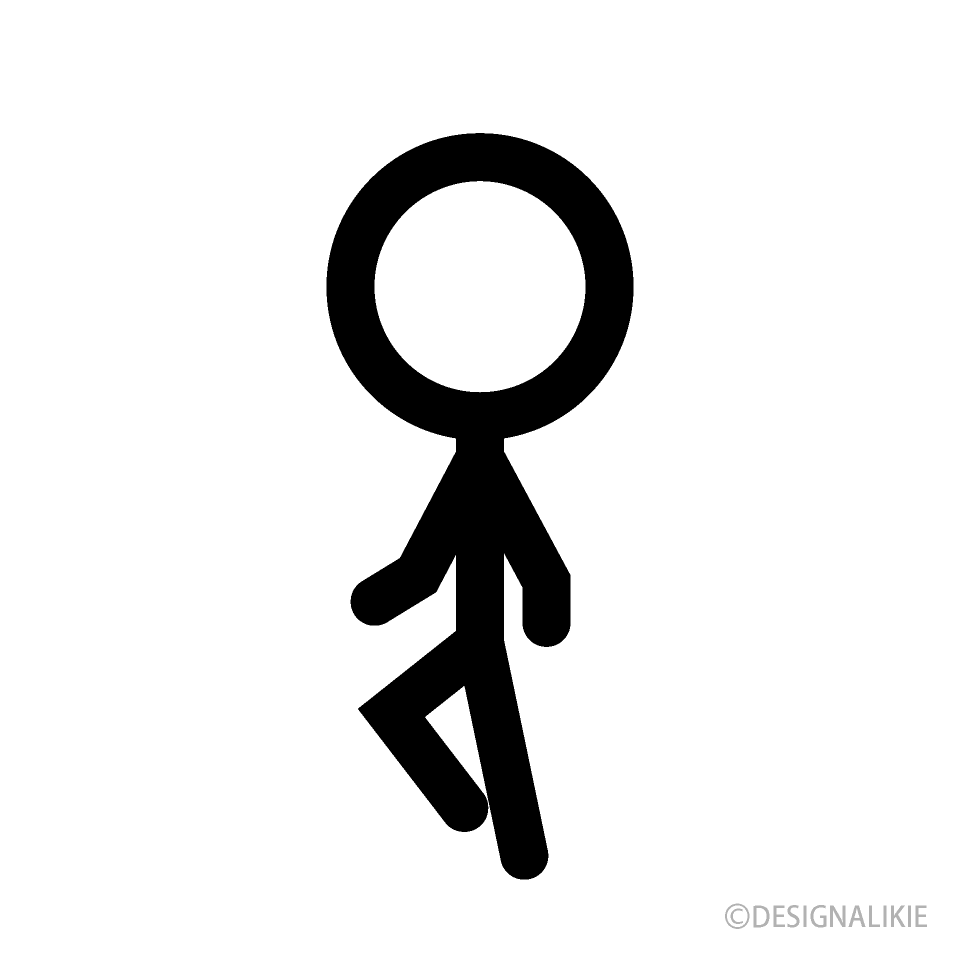 歩く棒人間