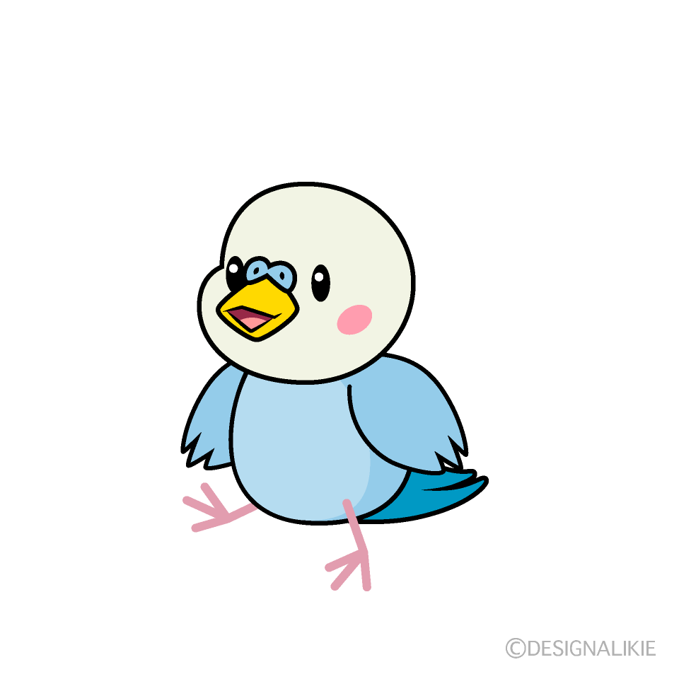 歩くセキセイインコキャラ