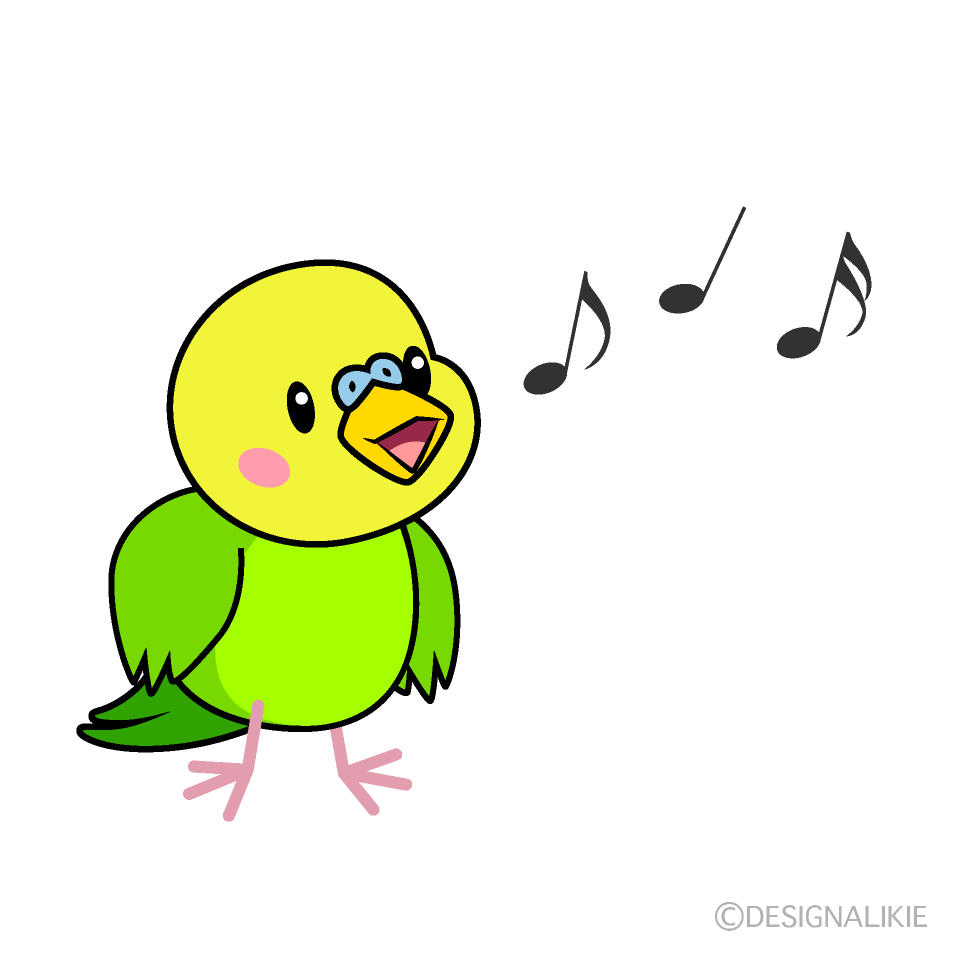 歌うインコキャラ