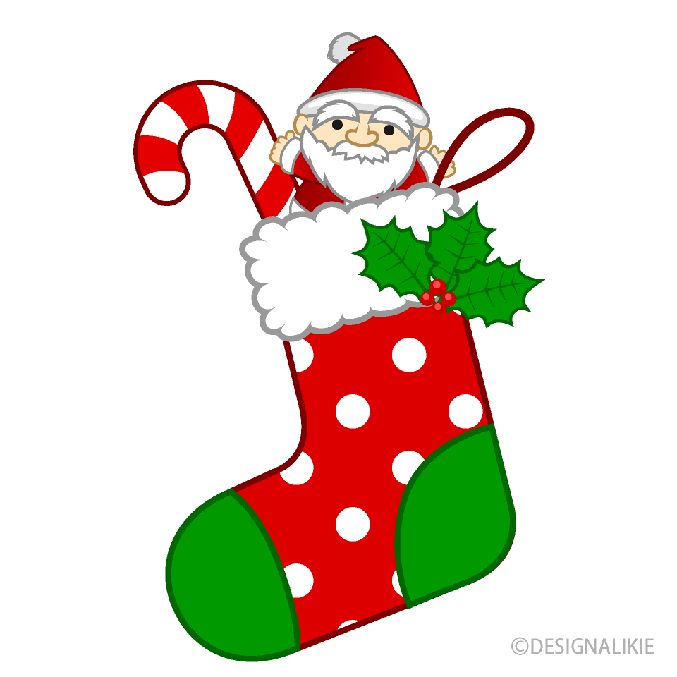 サンタのクリスマス靴下