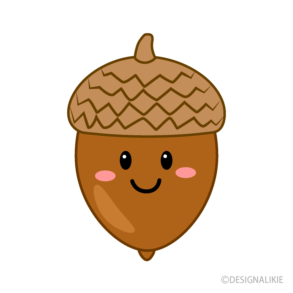 可愛いどんぐりキャラ