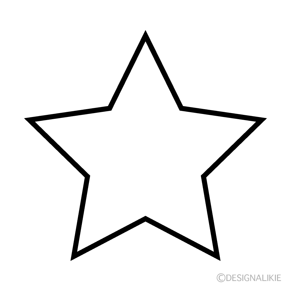 白黒星マーク