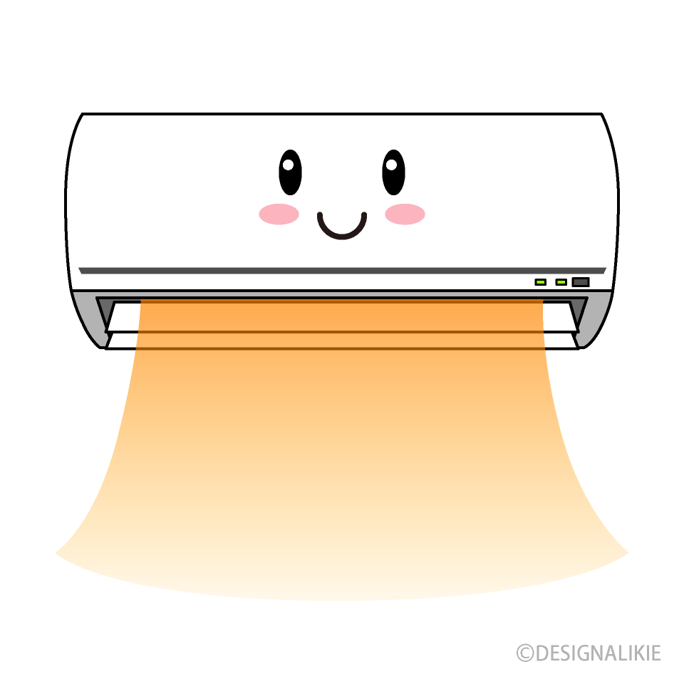 かわいい暖房エアコン