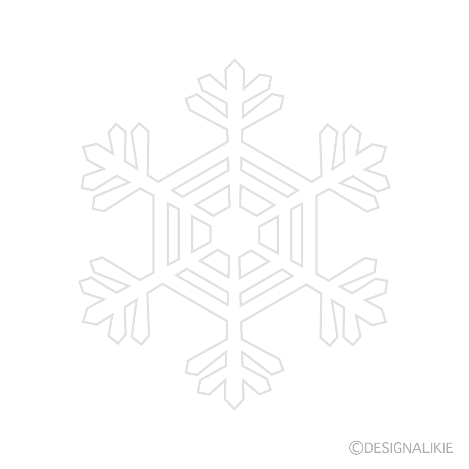 白色 雪結晶 2
