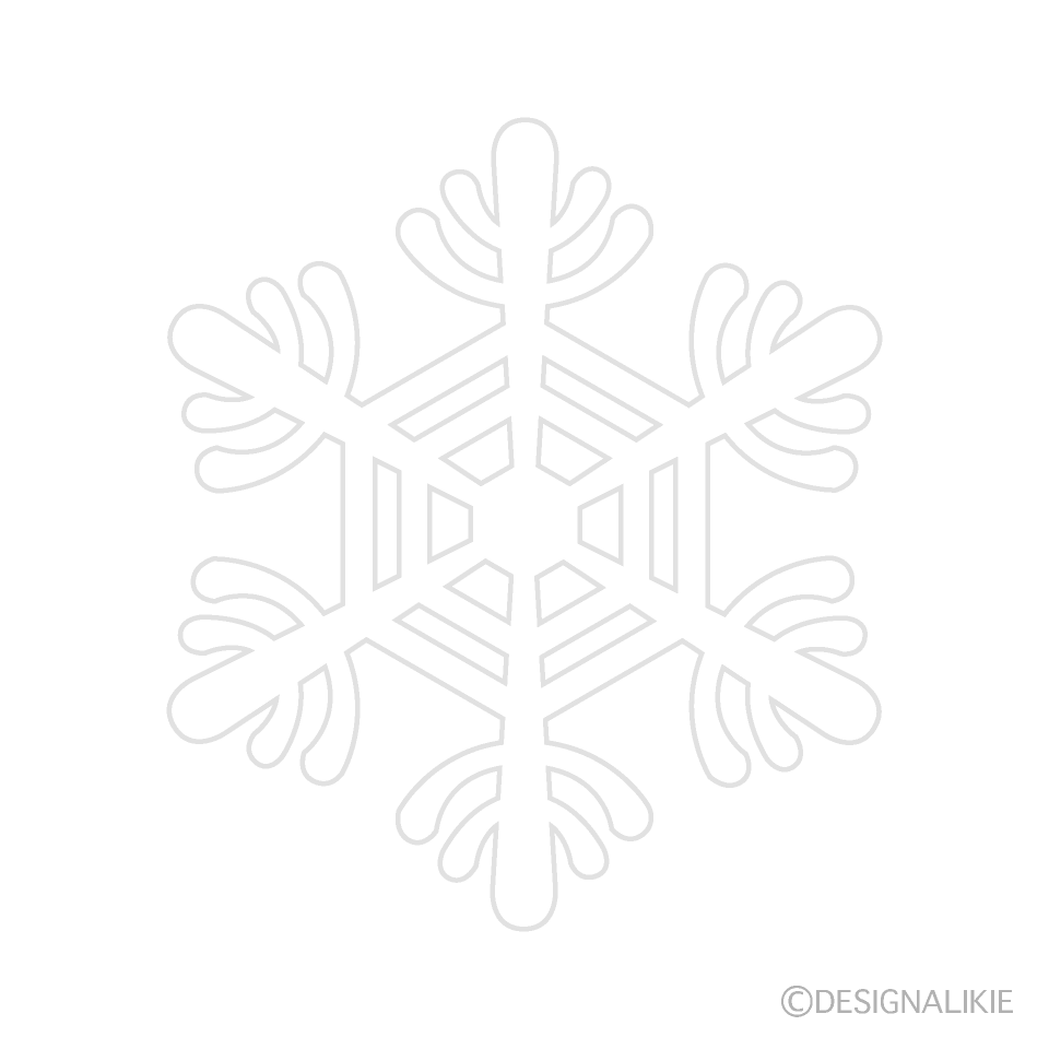 白色 雪結晶 3