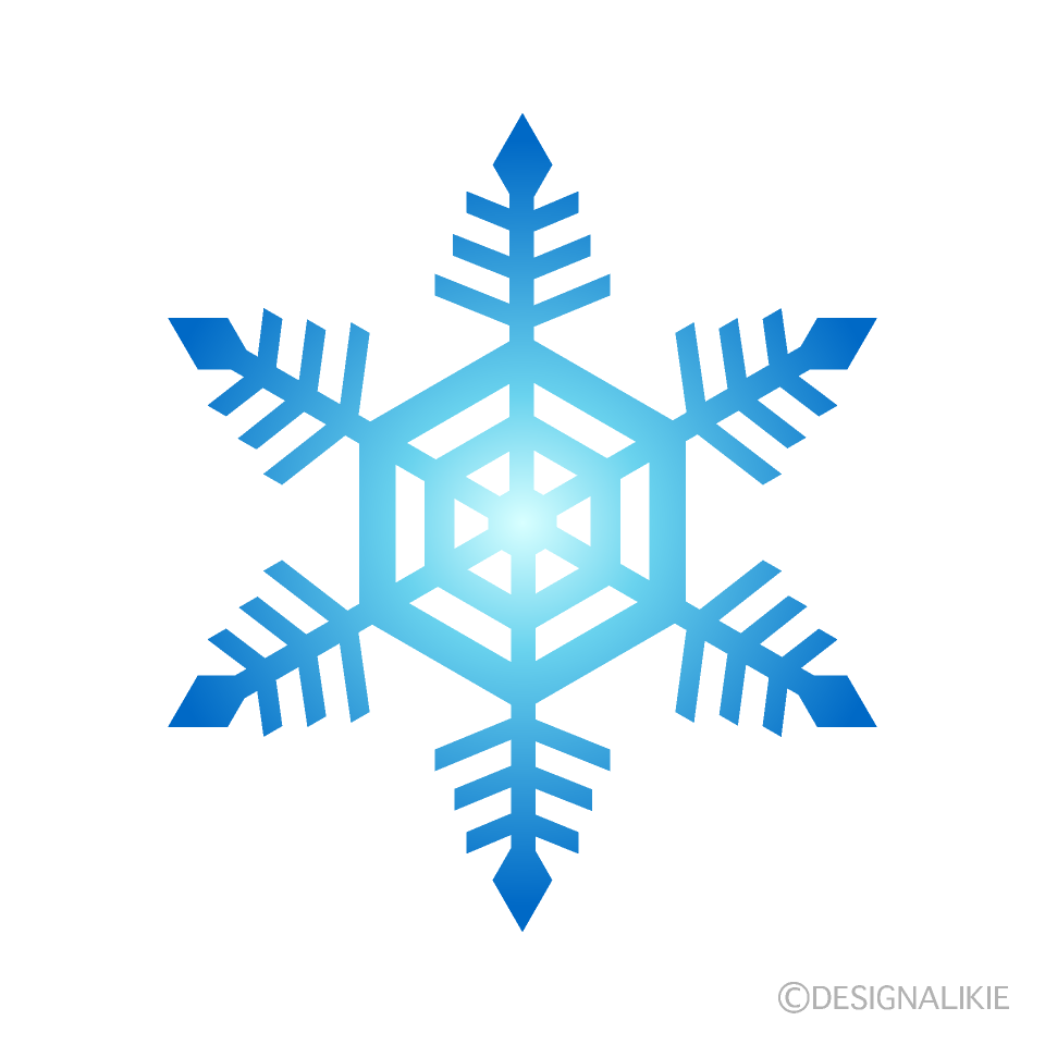 雪結晶グラデーション 1