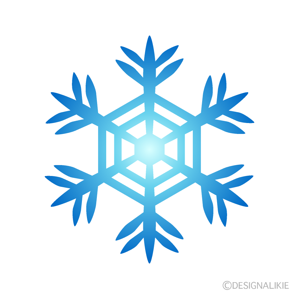 雪結晶グラデーション 5