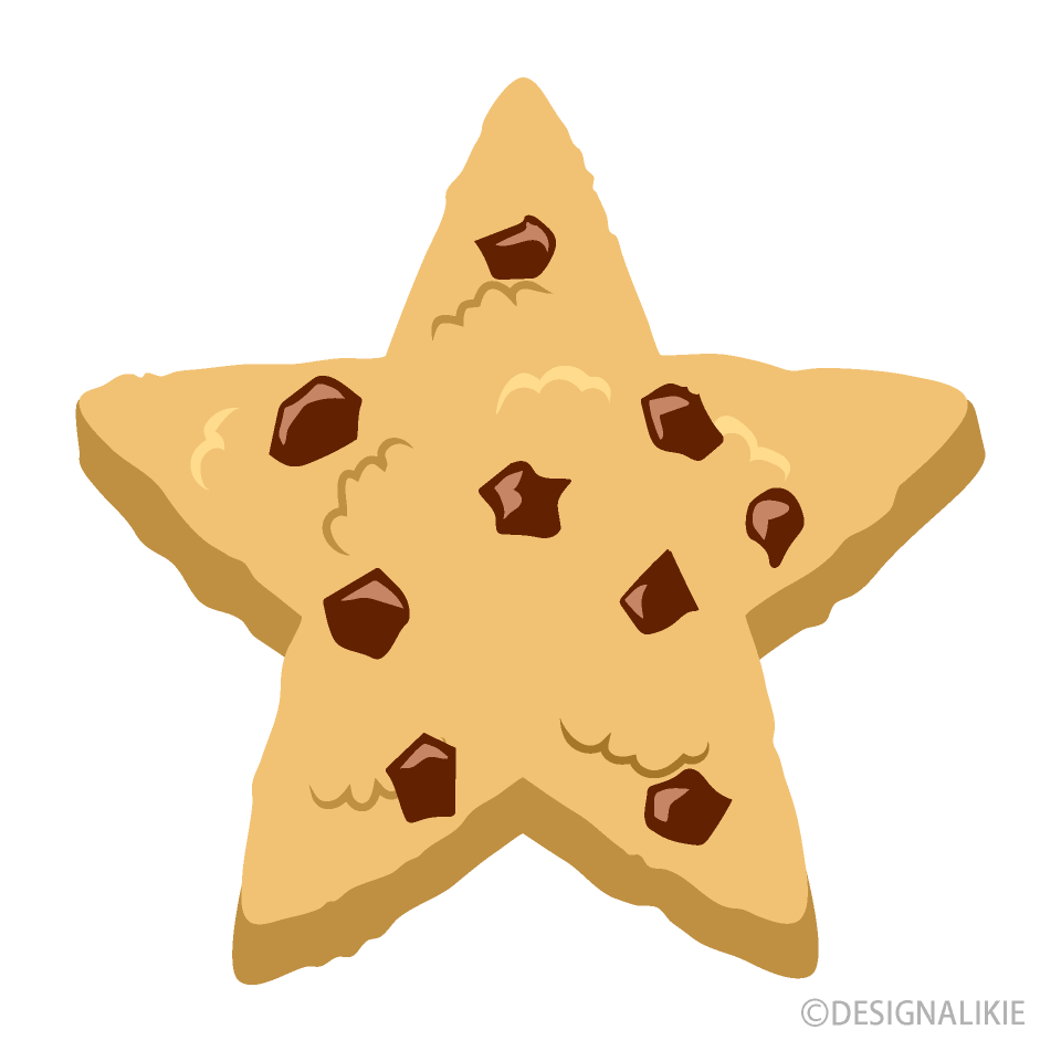 星型のチョコチップクッキー