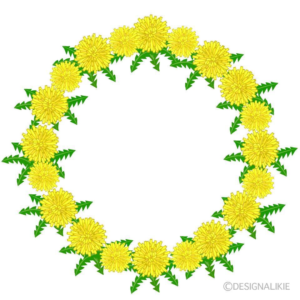 たんぽぽリース