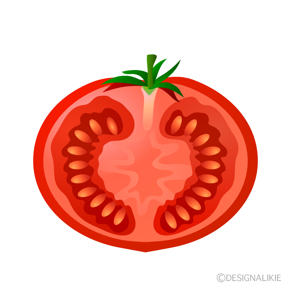 カットしたトマト