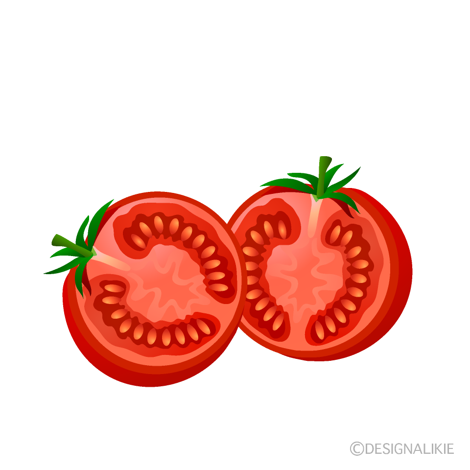 カットしたミニトマト