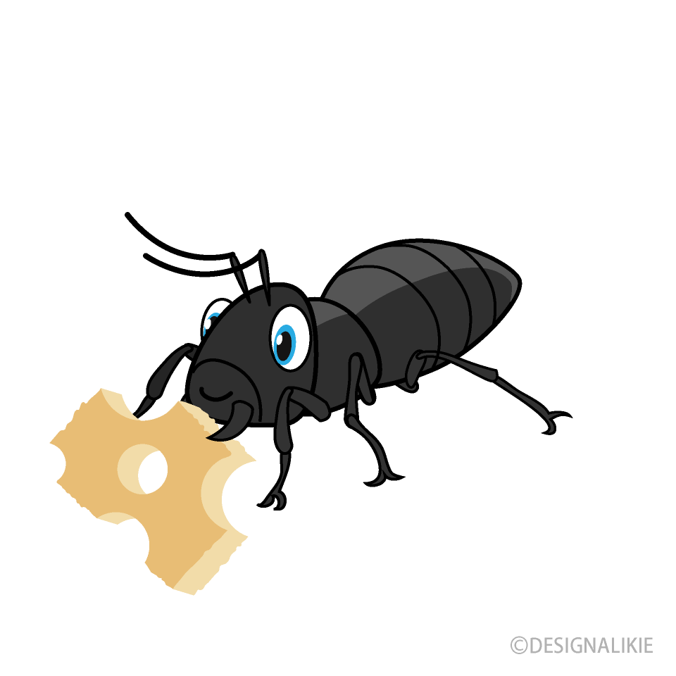 運ぶ蟻キャラ