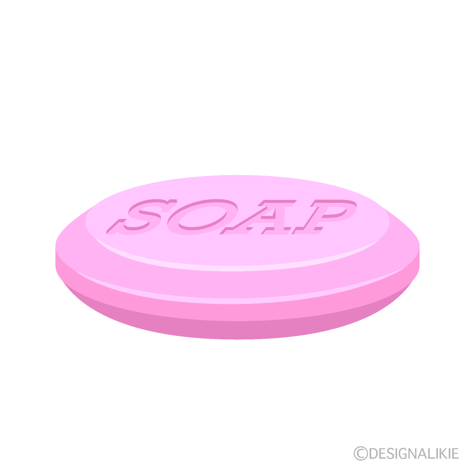 ピンクの石鹸