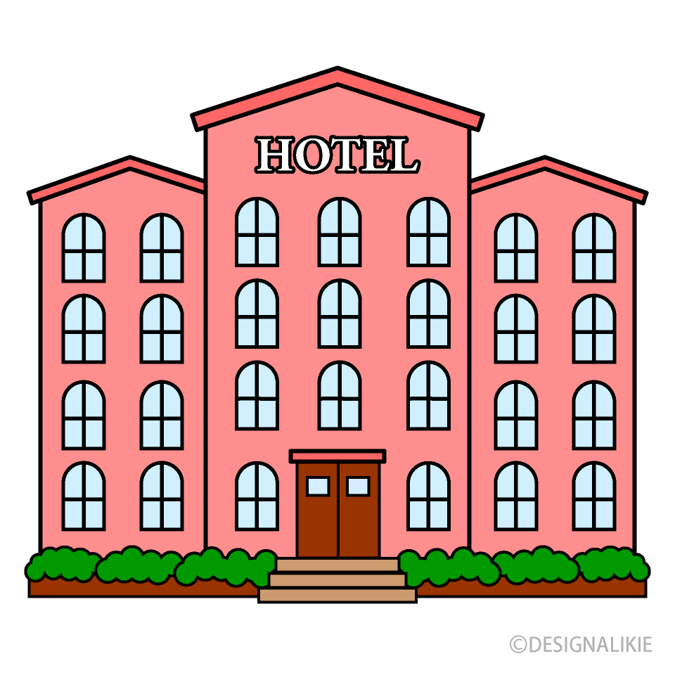 ピンクの大きなホテル