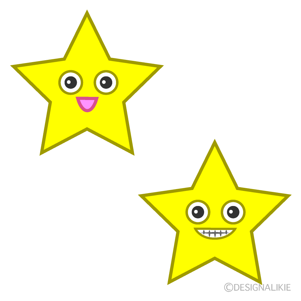 ポップな星キャラ