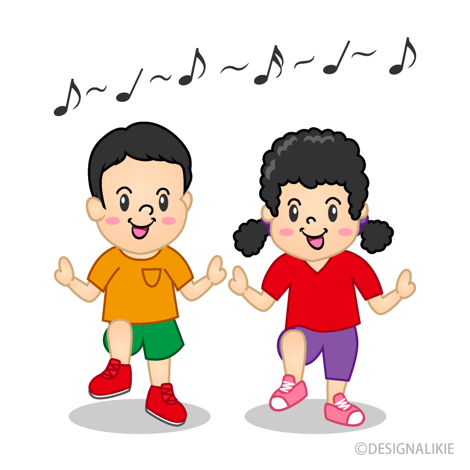 踊る子供