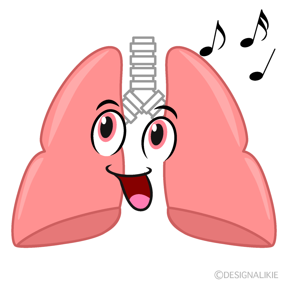 歌う肺キャラ