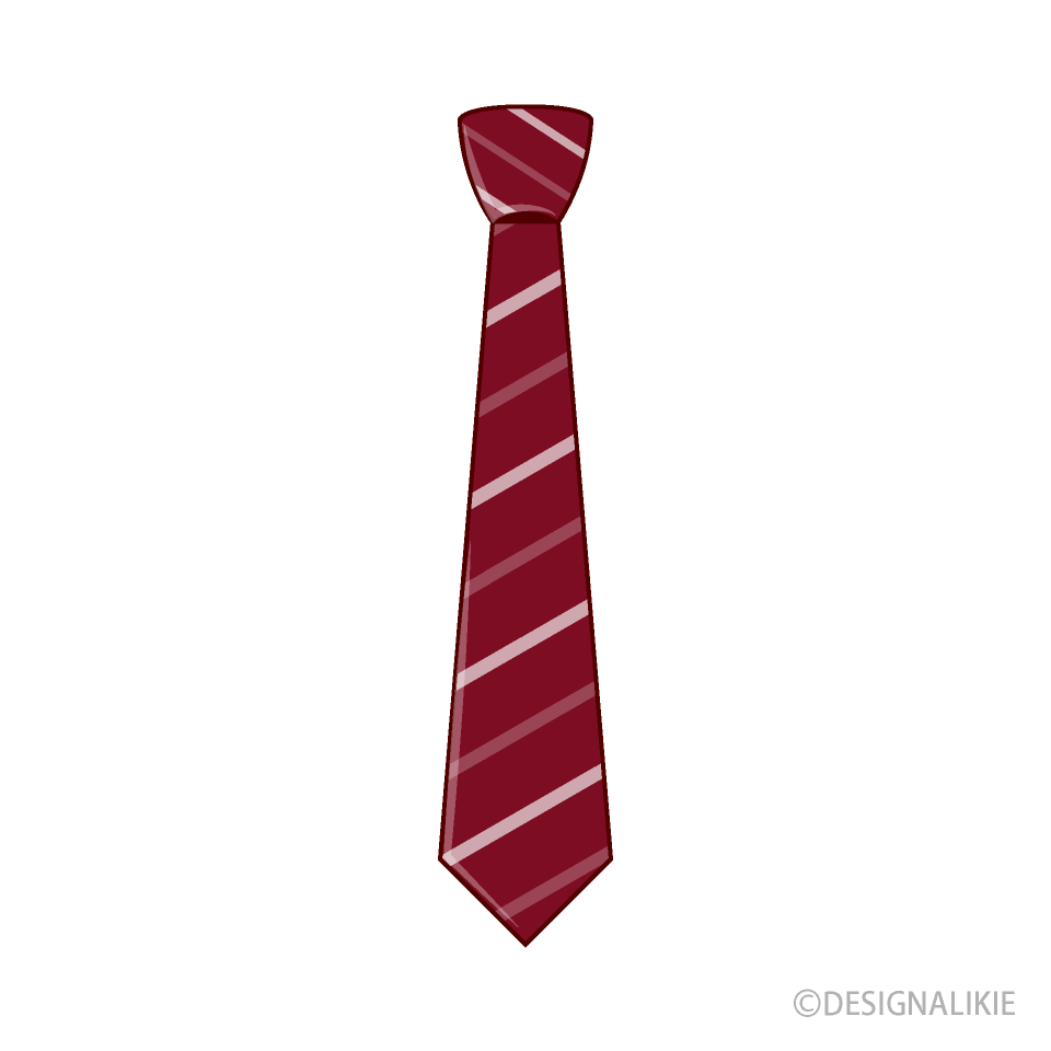赤縞ネクタイ