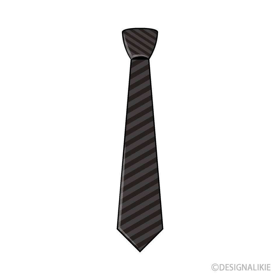 黒縞ネクタイ