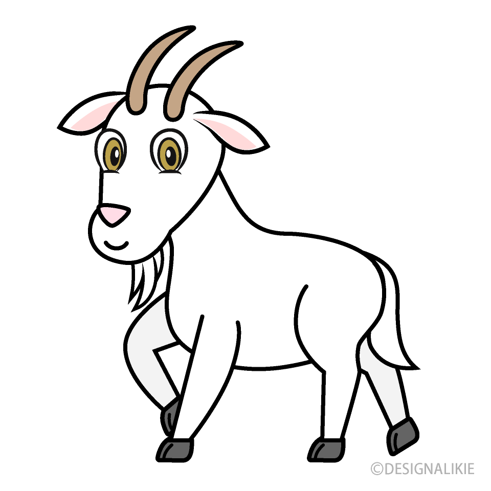 見るヤギキャラ