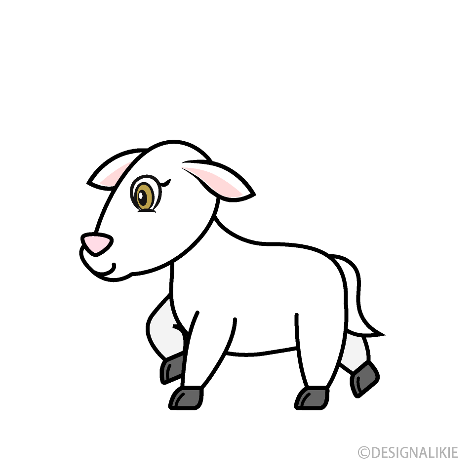 歩く子ヤギキャラ