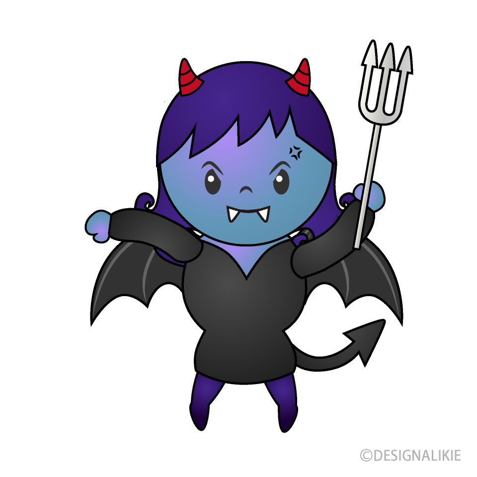 怒った小悪魔