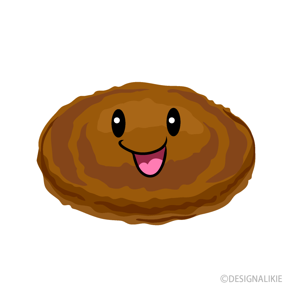 笑顔のハンバーグキャラ