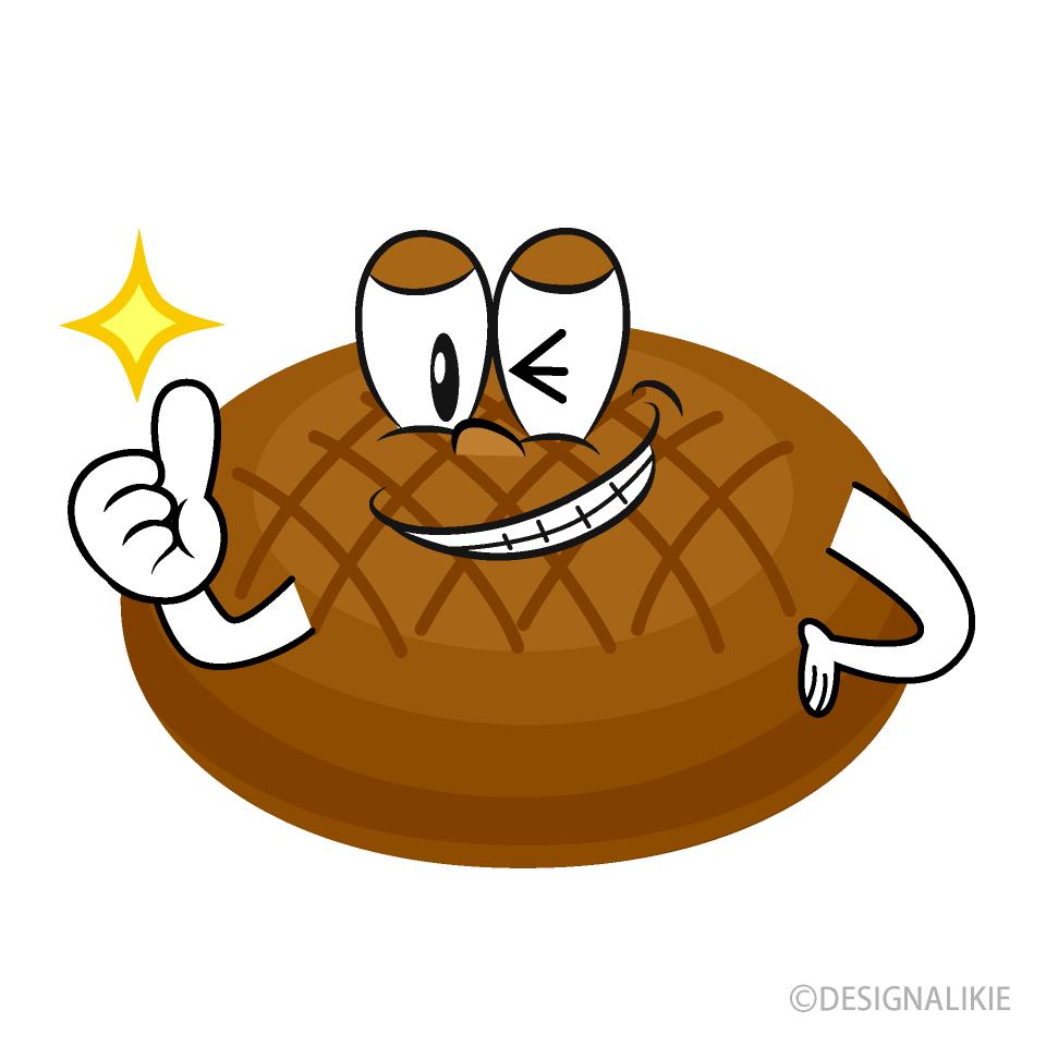 いいねするハンバーグキャラ