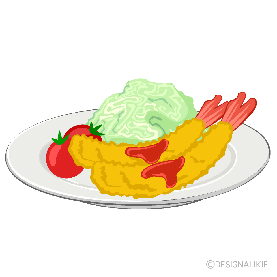 エビフライランチ
