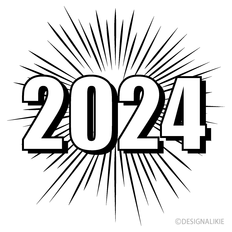 2024スパーク（白黒）