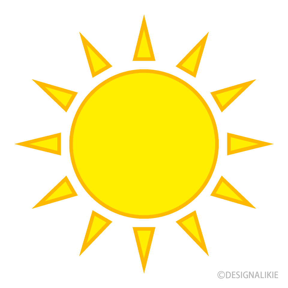 シンプルな太陽
