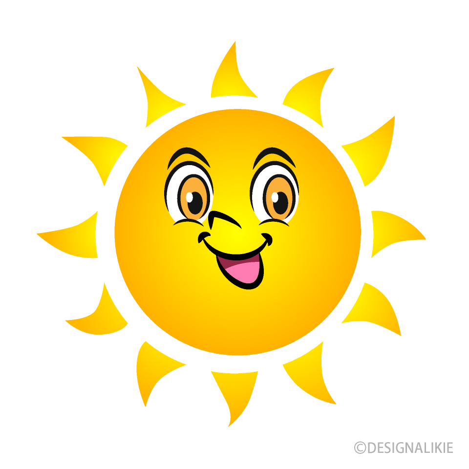 笑顔の太陽キャラ