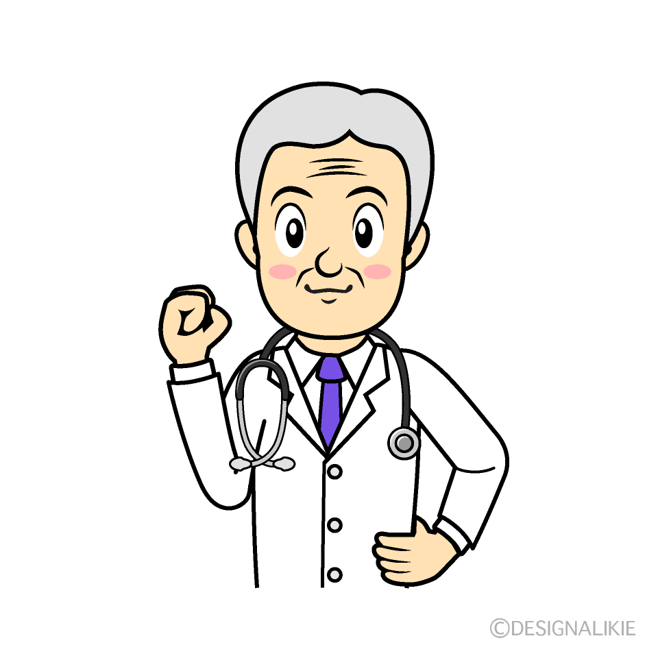 年配のお医者さん