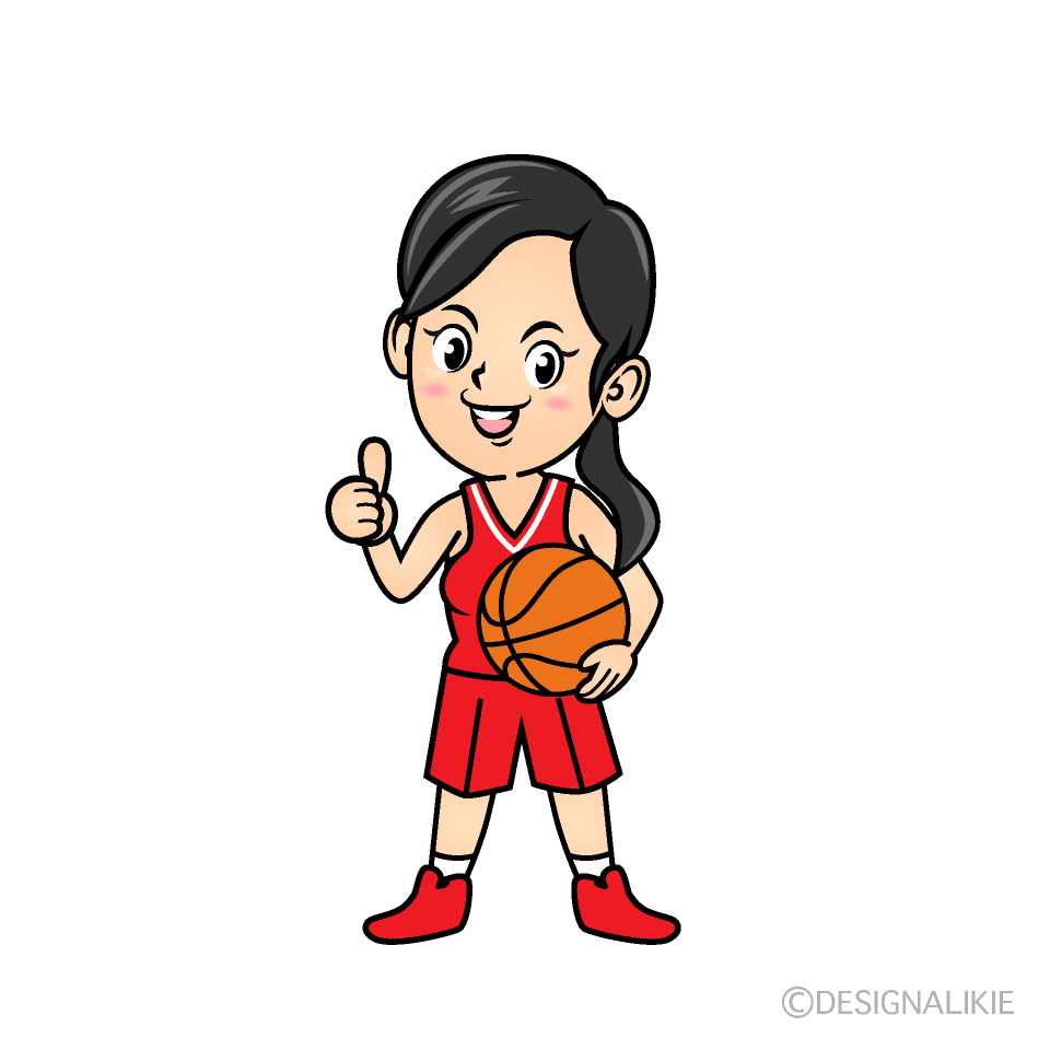 いいねする女子バスケ選手