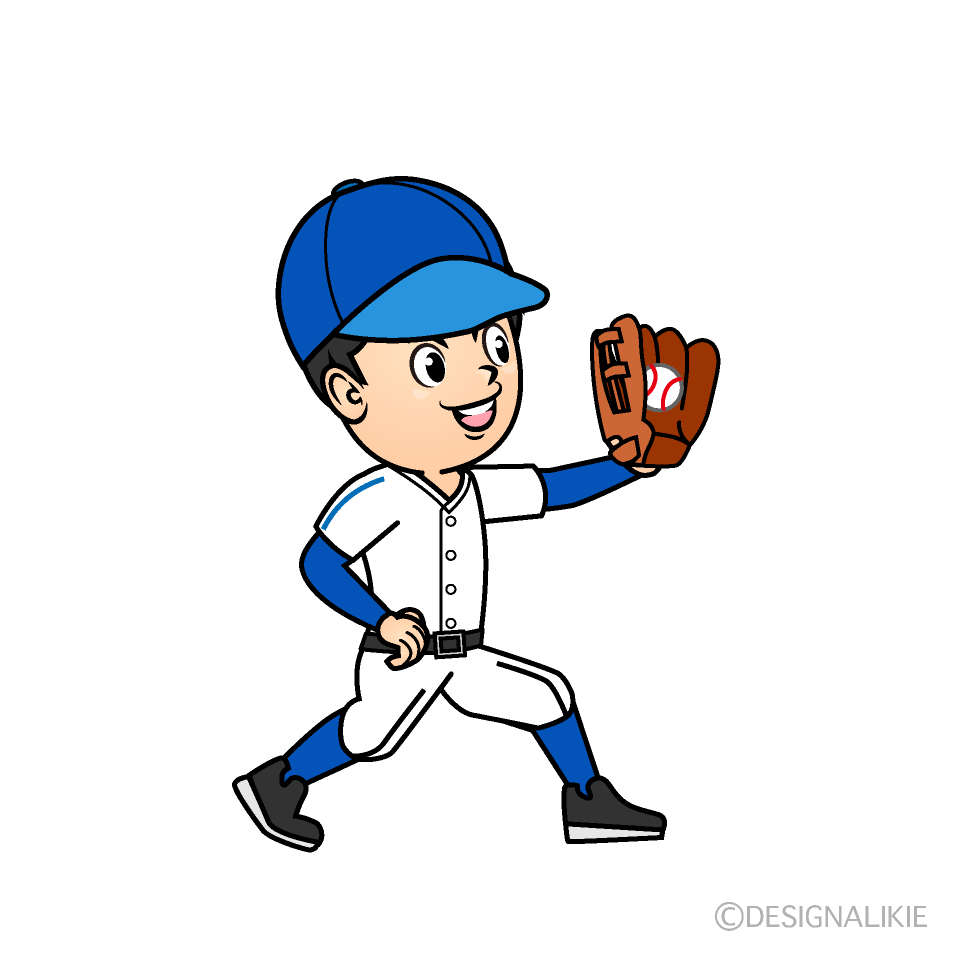 ファーストの野球選手