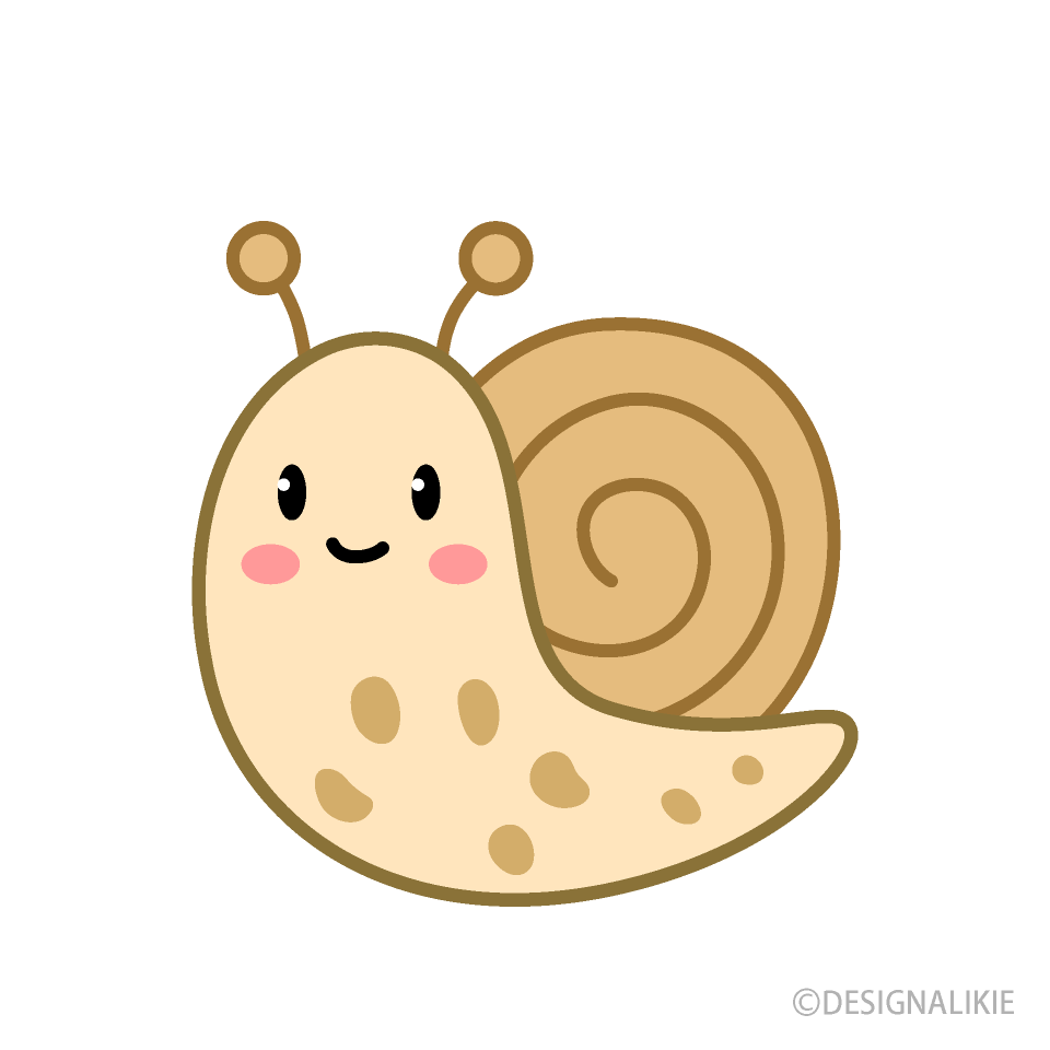 可愛いかたつむり