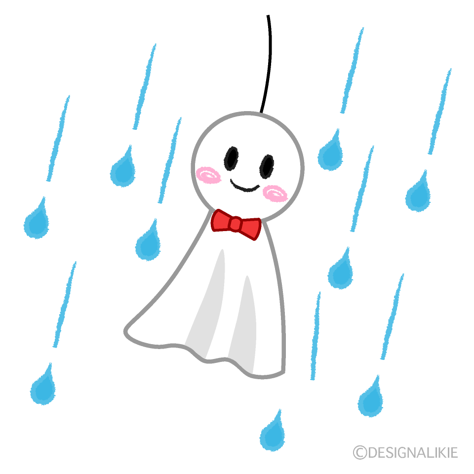 雨とてるてる坊主