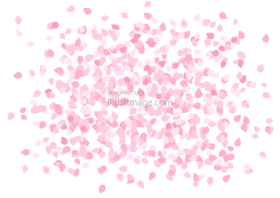 桜吹雪の花びら