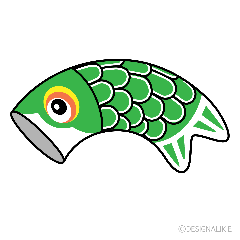 シンプルな鯉のぼり