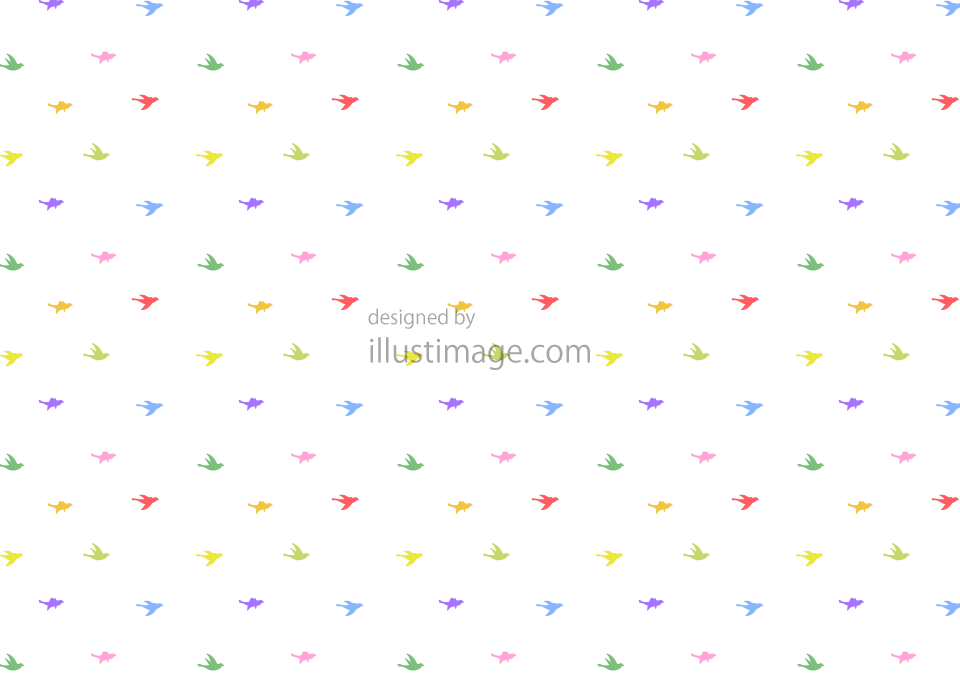 空を舞う小鳥パターン壁紙