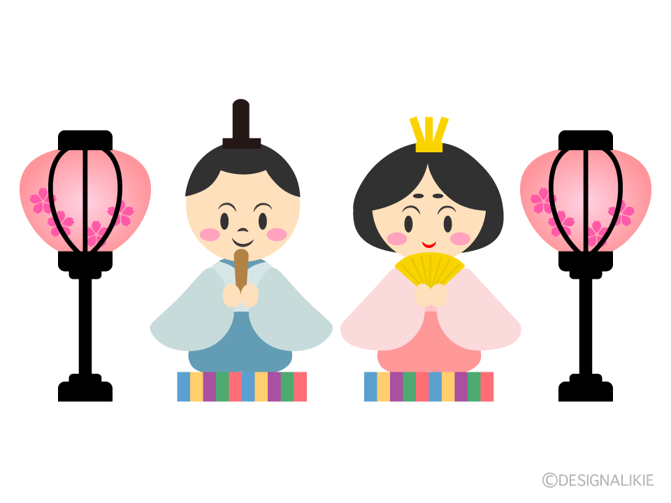 ひな祭りの雛人形