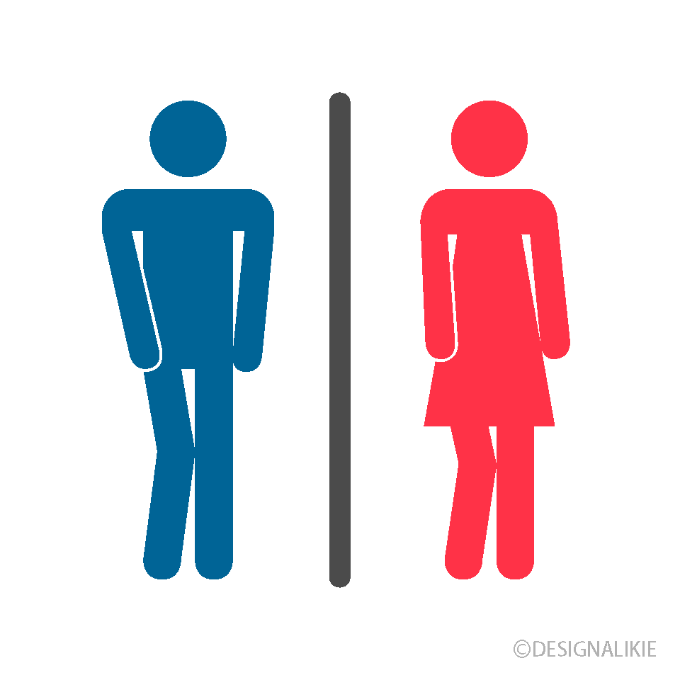 我慢できないトイレマーク