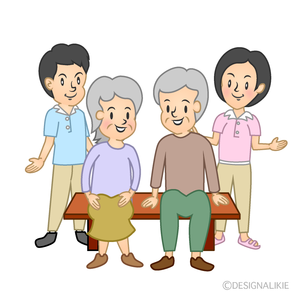 高齢者と介護ヘルパー