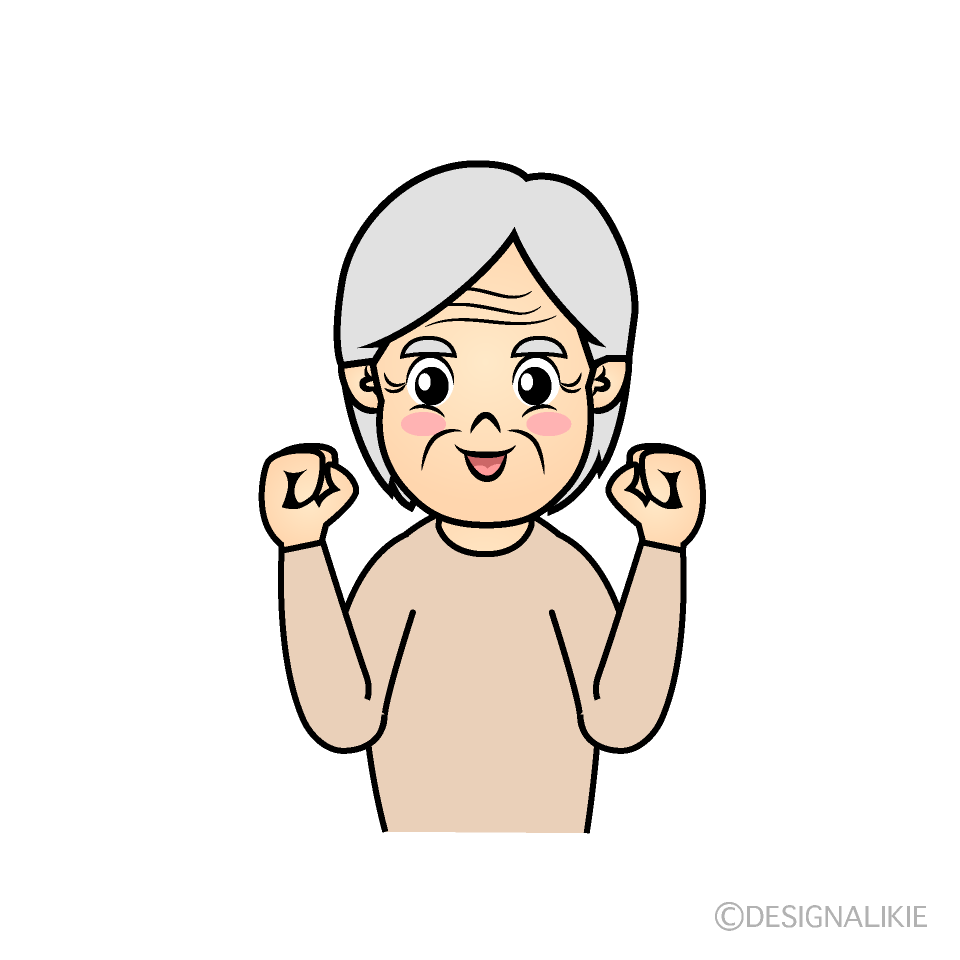 老人ホームの女性高齢者