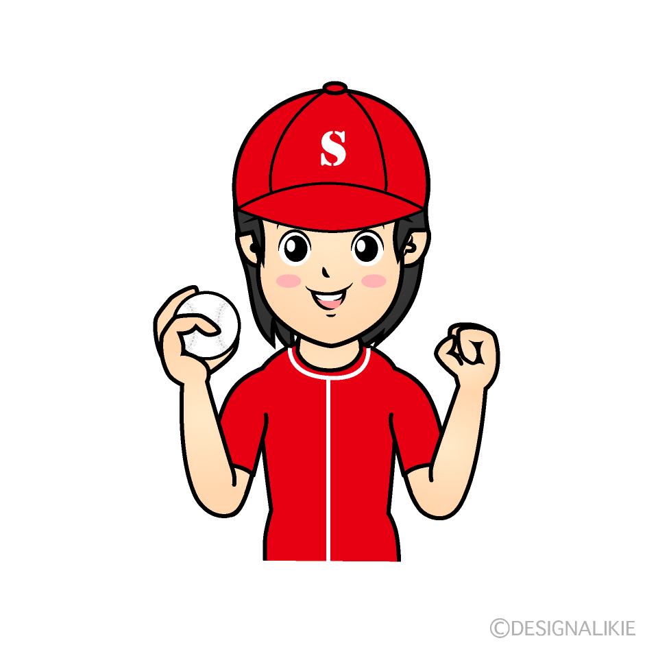 女子ソフトボール選手