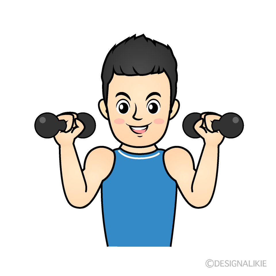 スポーツジムの男性